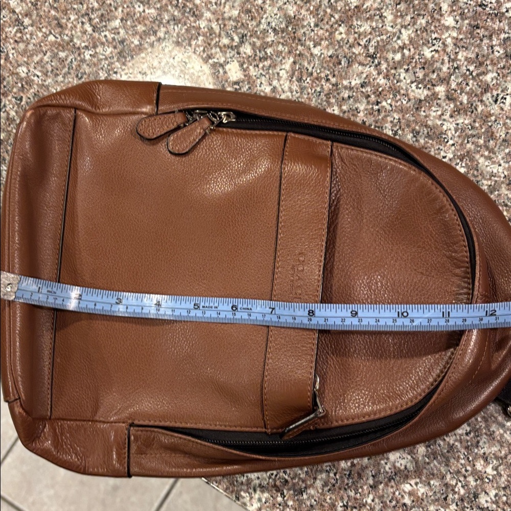 Coach Charles Messenger Brown Leather sling pack bag. - Picture 10 of 10
